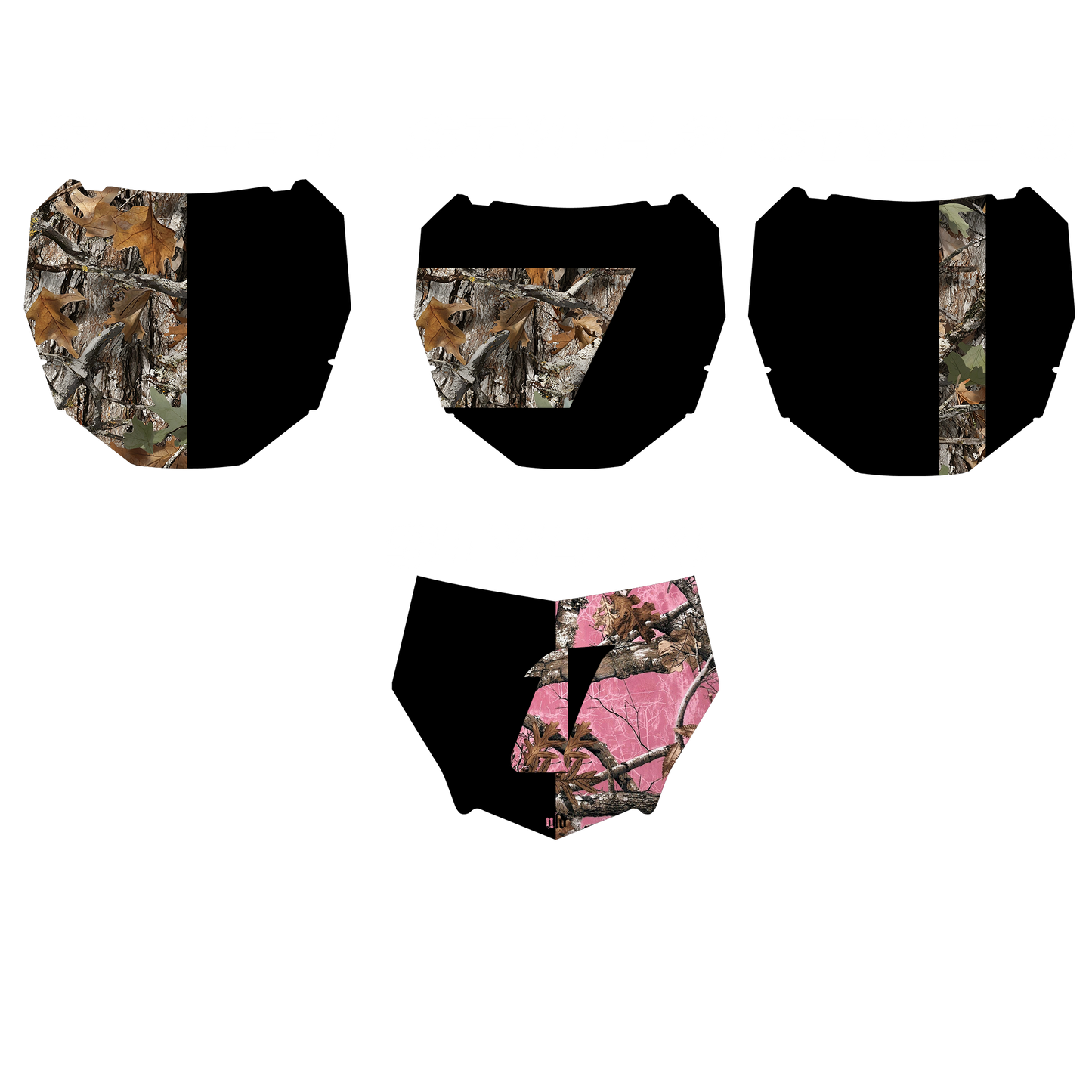 Camo Series Plate Decal
