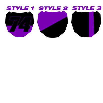 Pop Series Plate Decal
